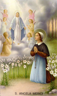 St Angela Merici Biography Saint Angela Merici Catholic Church Life
